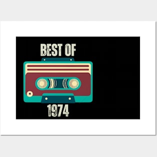 Best Of 1974 Shirt, Vintage 1974, 50th Birthday Posters and Art